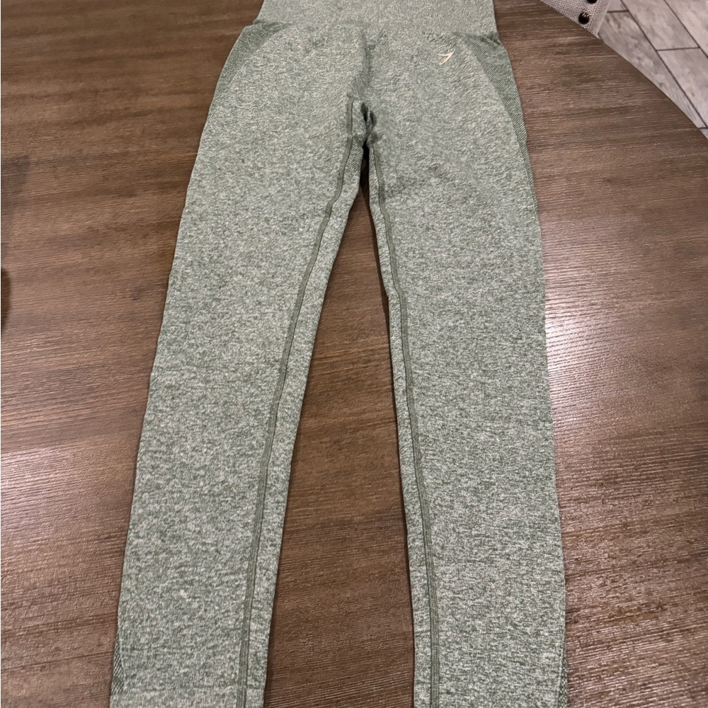 Gymshark Green Leggings Athletic Fit M